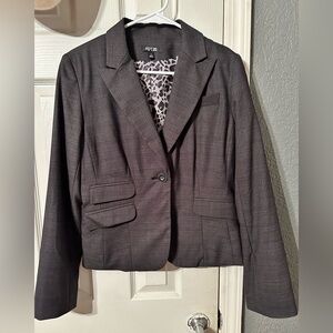 Apt. 9 Gray Blazer Professional Suit Jacket